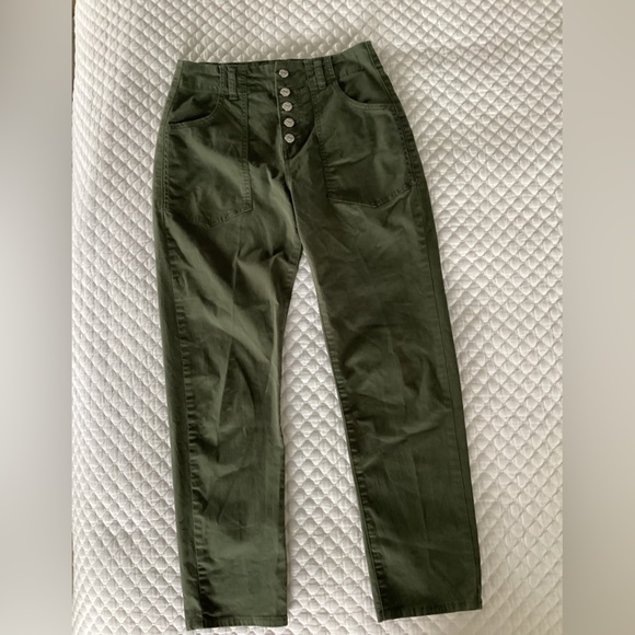 Veronica Beard Arya Cargo High Rise Straight Leg Pants 26 - Picture 12 of 15